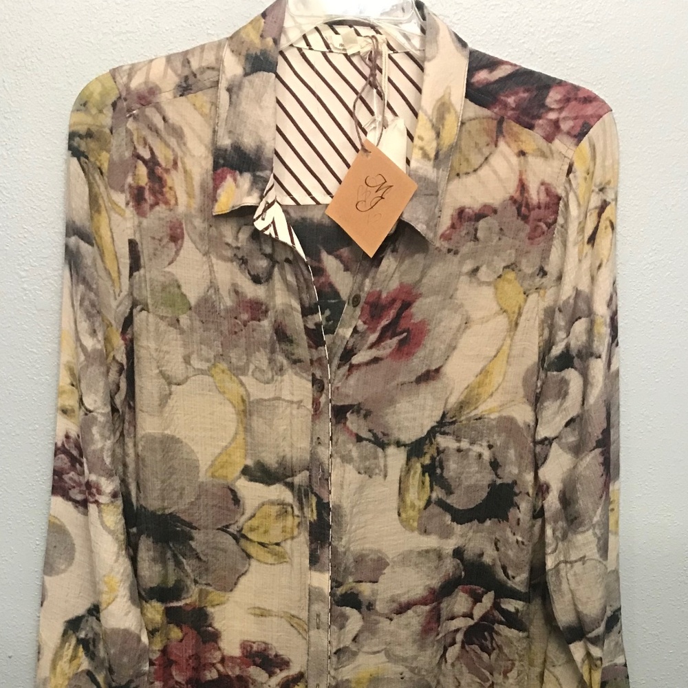 Mystree Floral Shirt Dress